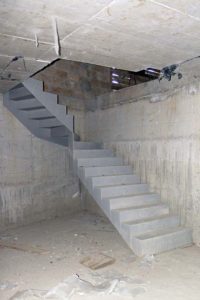 каркас лестницы